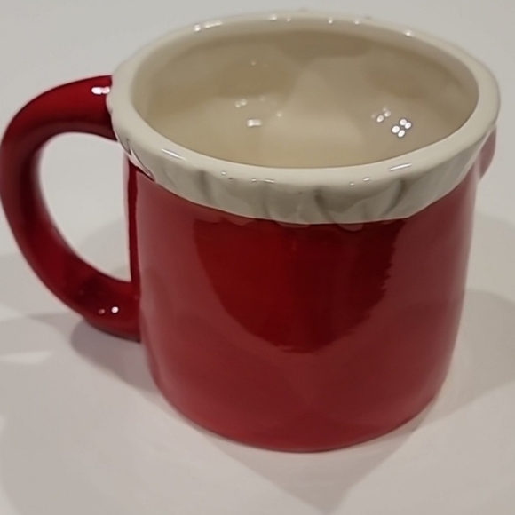 Bo's Artisan Attic Santa With A Gift Holiday Large Coffee Mug Red Green - Picture 4 of 7